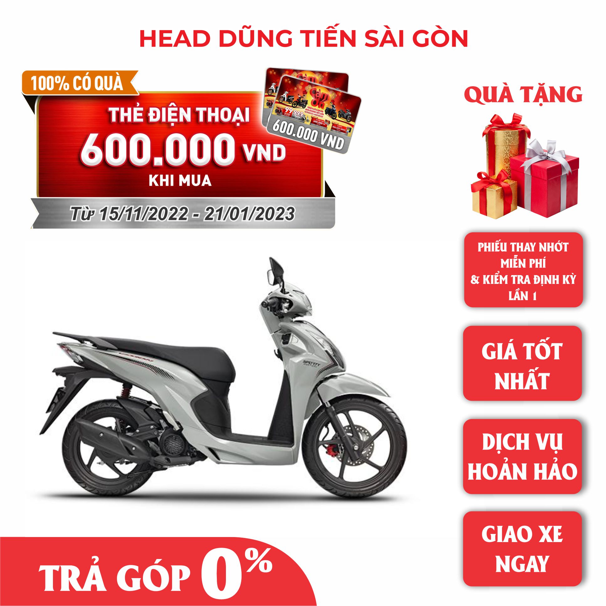 Xe Máy Honda Vision Phiên Bản Thể Thao 2023