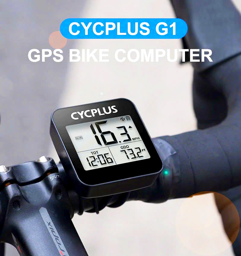 Đồng Hồ Tốc Độ Xe Đạp Cycplus G1 GPS Speedometer LCD 2.0