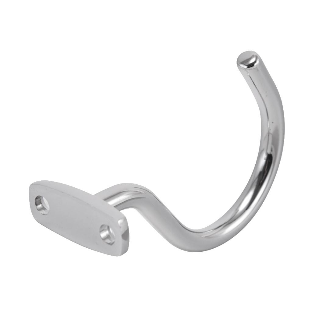 4x98mm Chrome Billiard Snooker Table Cue Hook to Hold Bridge Stick / Pool Rack