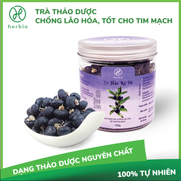 TRÀ HẮC KỶ TỬ TÂY TẠNG HERBIO - thần dược cho sức khỏe và sắc đẹp phụ nữ giúp giảm cân, chống lão hóa, sáng mắt, tốt cho tim mạch