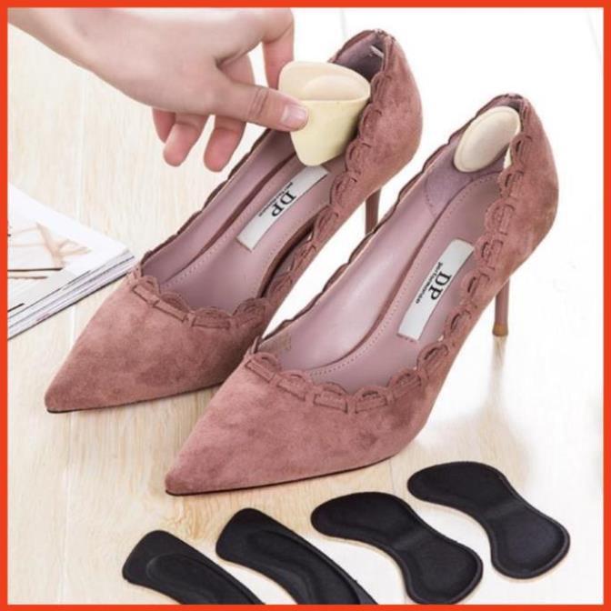 TLG Combo 2 Miếng lót gót giầy hình bướm có keo dán vào giầy 21165 - Đen