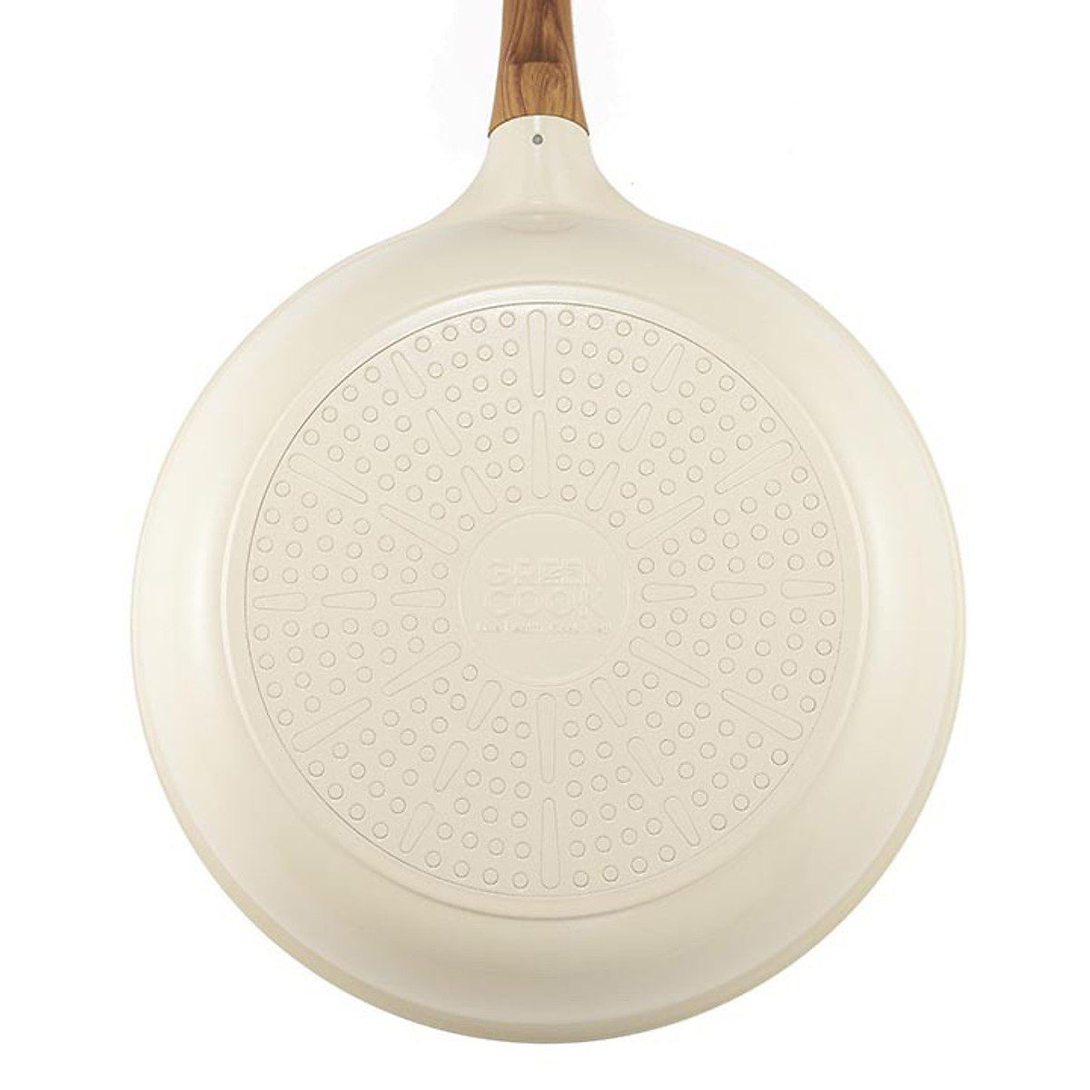 Chảo Chống Dính 7 Lớp Đáy Từ GREENCOOK Ceramic Kháng Khuẩn Khử Mùi Với Lớp Nano Bạc-Hàng Chính Hãng