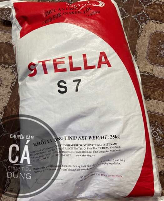 10kg cám Stellaa NEW 40% Đạm Nổi Cho Cá Koi S3 S5 S7 10KG