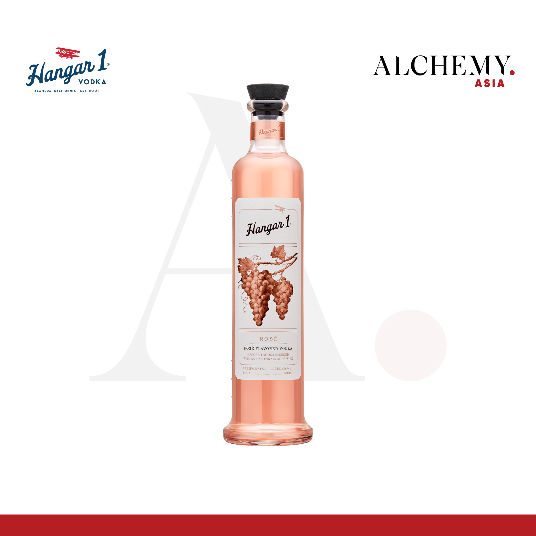 Hình ảnh Rượu Hangar 1 Rose Vodka 30% 1x0.75L