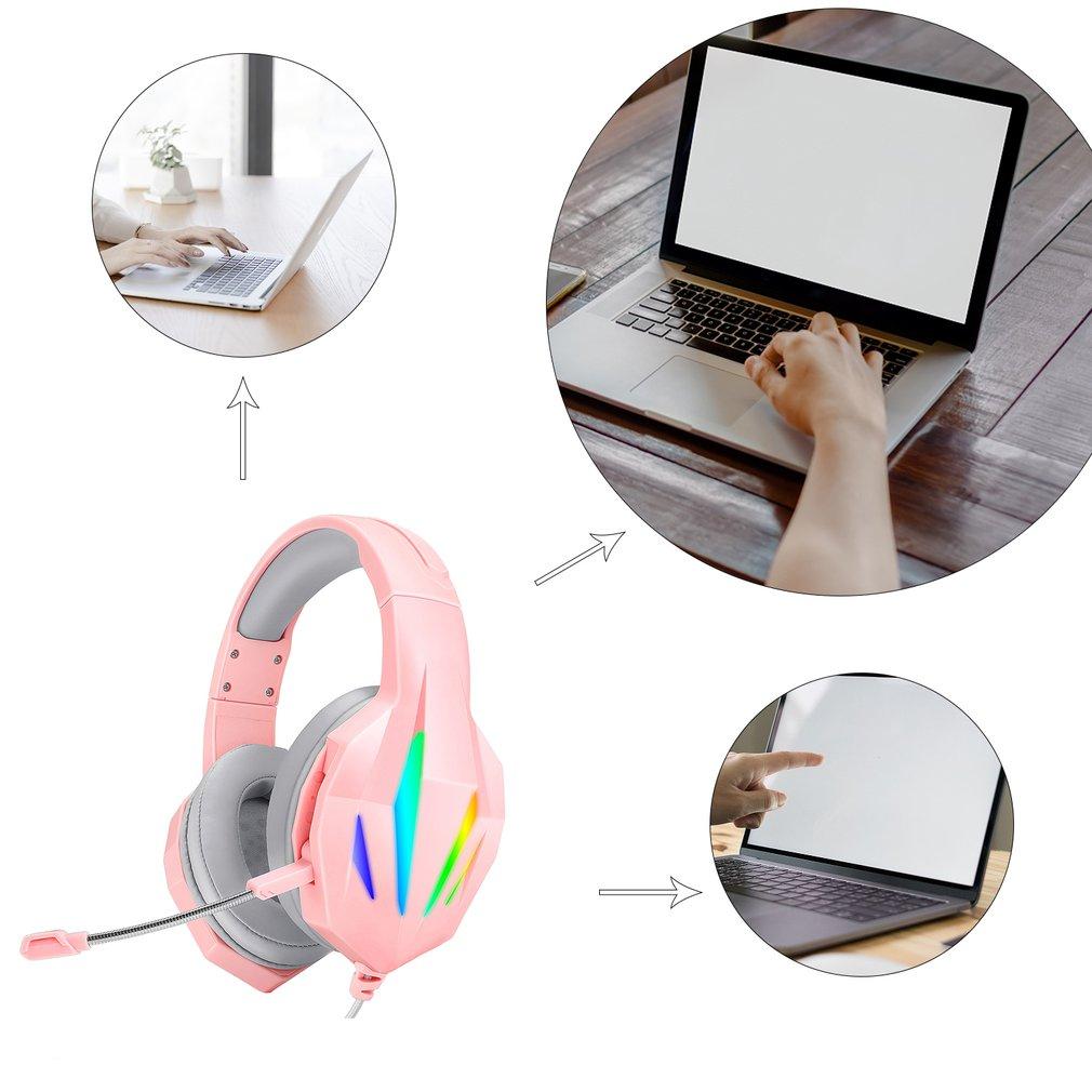 Tai Nghe Over-Ear Game Có Dây Tai Nghe Tai Nghe Chơi Game Sâu Bass Stereo Kèm Micro Cho PS4 PS5 PC Trò Chơi Máy Tính tai Nghe