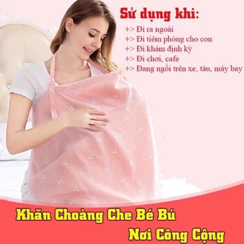 Áo choàng cho con bú khi ra ngoài