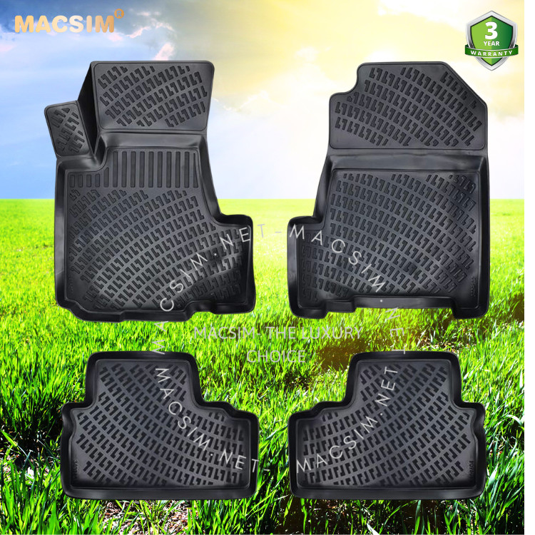 Thảm lót sàn ô tô nhựa TPU Silicon Honda CRV third generation 2006-2011 Nhãn hiệu Macsim