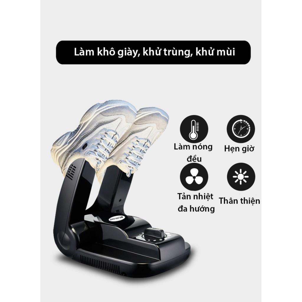 Máy sấy giày, làm khô khử mùi hôi tất vớ, diệt vi khuẩn cho giày của bản, nhiệt tỏa đều làm khô nhanh, bảo hành 12 tháng