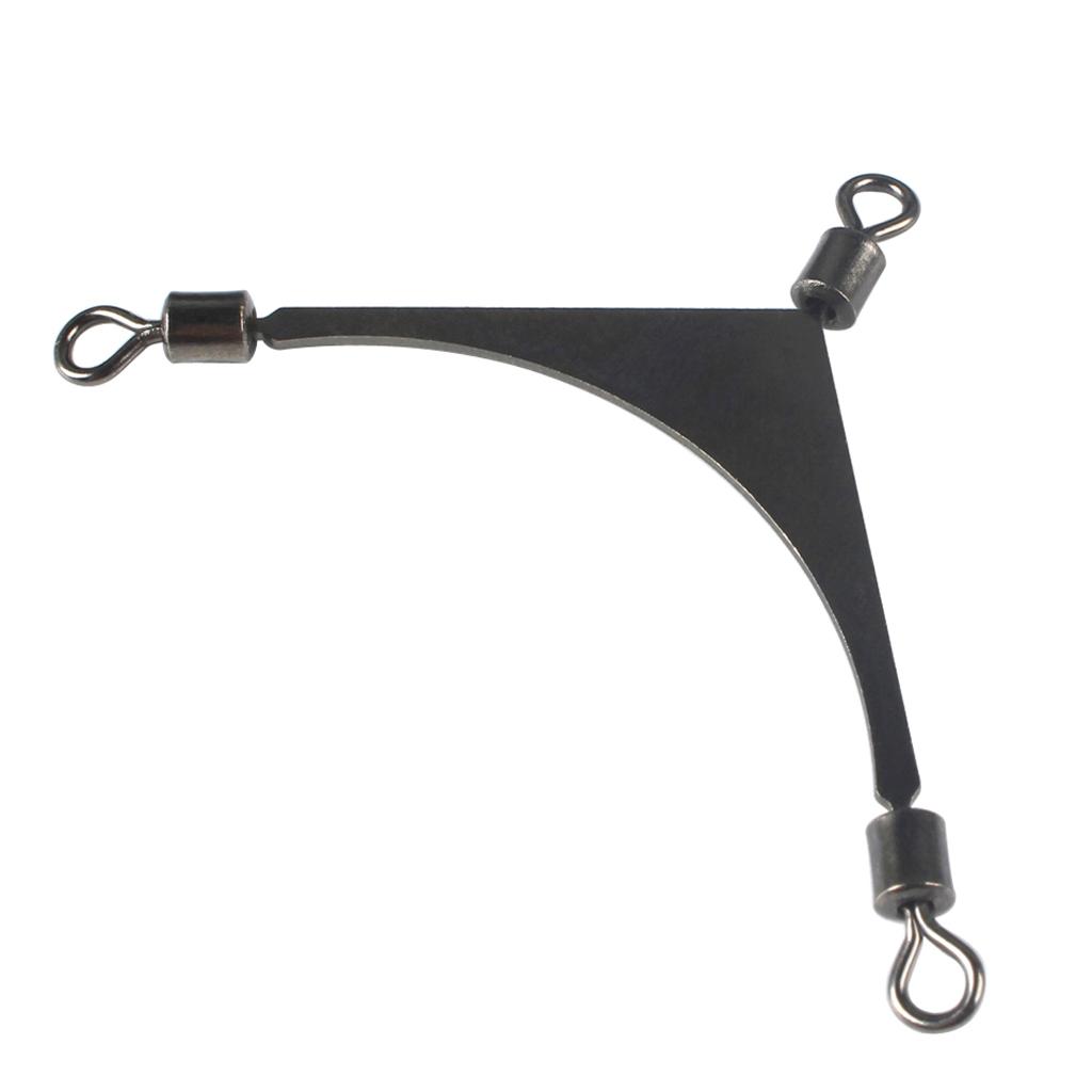 30pcs Fishing Accessories Barrel Swivels Fishing Line Rolling Snaps