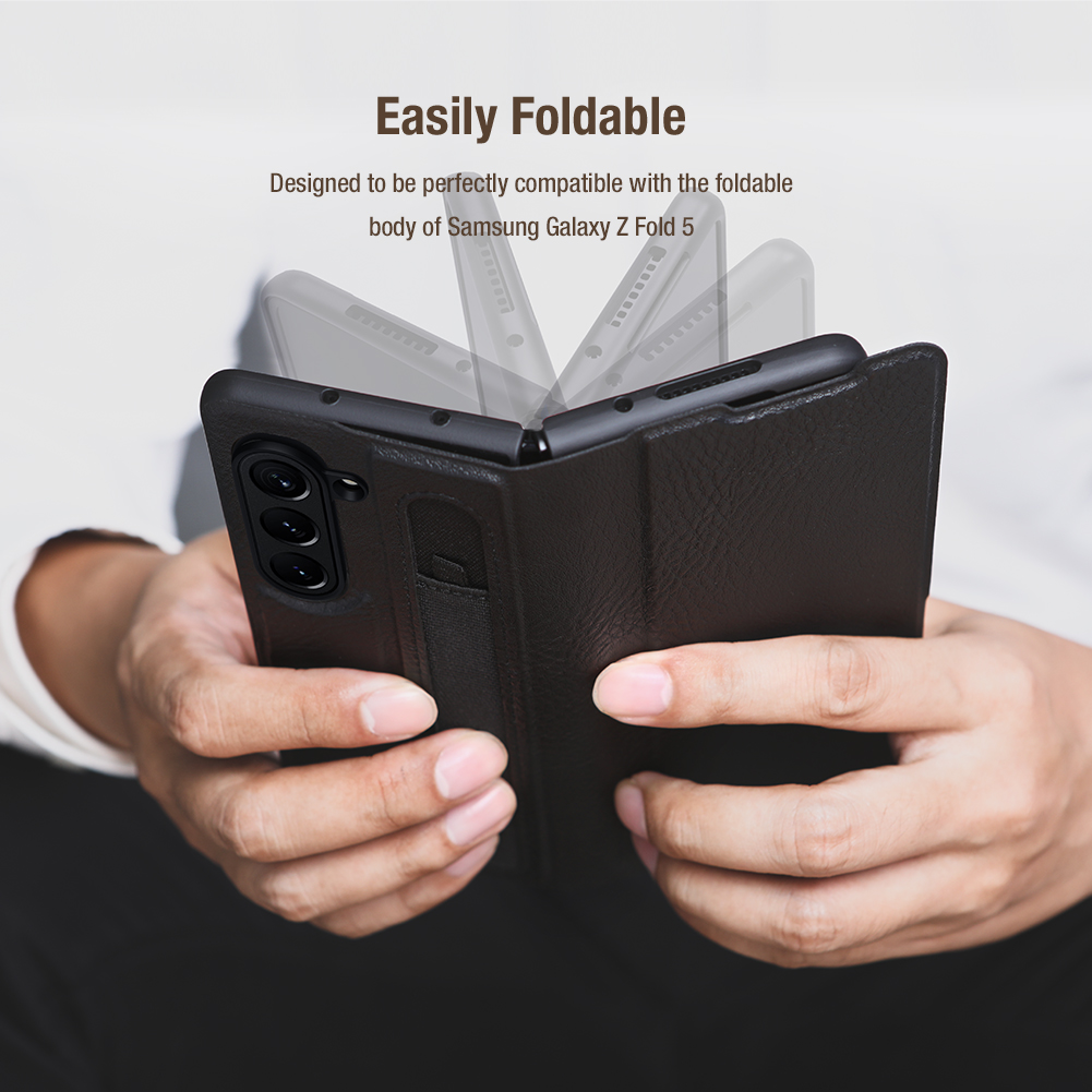 Bao da dành cho Galaxy Z Fold 5 Nillkin Aoge-hàng chính hãng