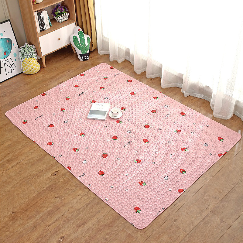 Thảm Cotton Trải Sàn Trang Trí Cho Bé Chơi Họa Tiết