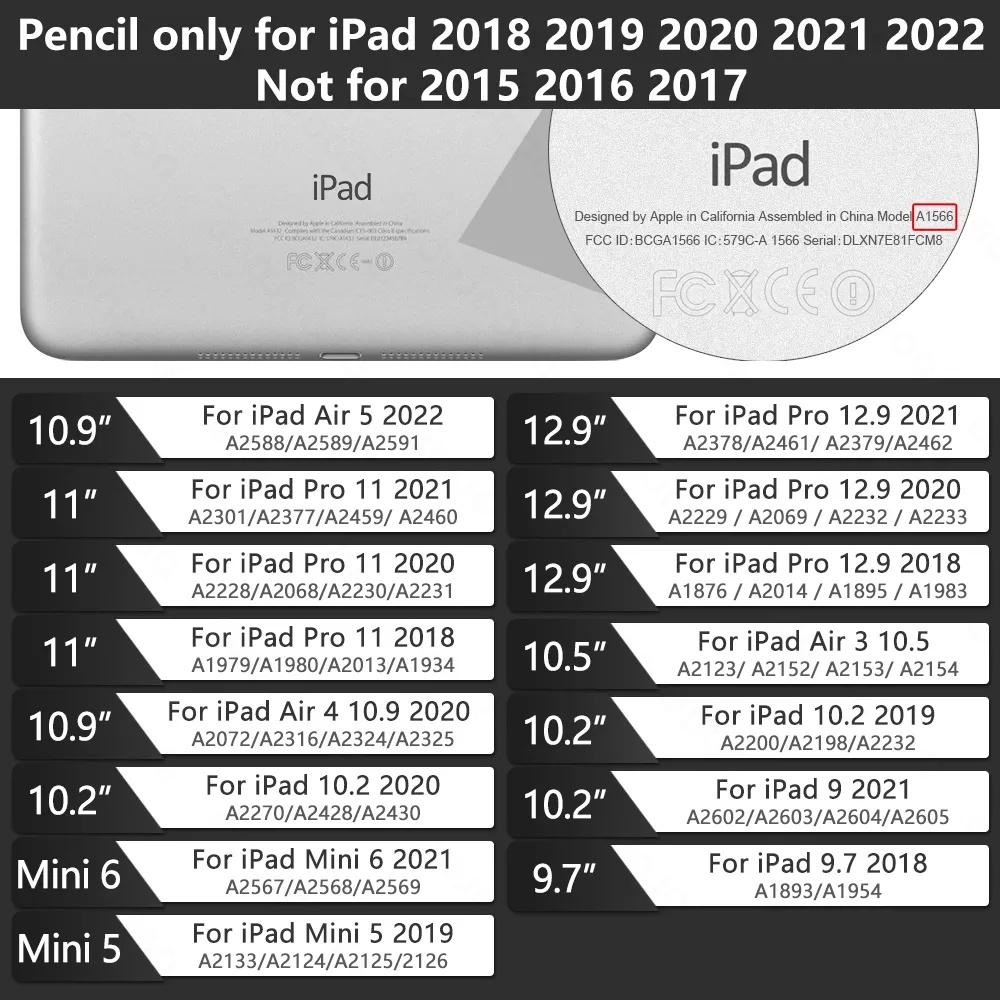 [HÀNG CHÍNH HÃNG GOOJODOQ] CD3266 - Bút Cảm Ứng Bluetooth Stylus Hiển thị phần trăm pin Dành cho &quot;Dành cho iPad Pro 11 phiên bản 12.9 2018 2020 2021 - Dành cho Air 4 phiên bản 10.9 - Dành cho Air 5 - Dành cho Mini 6&quot;