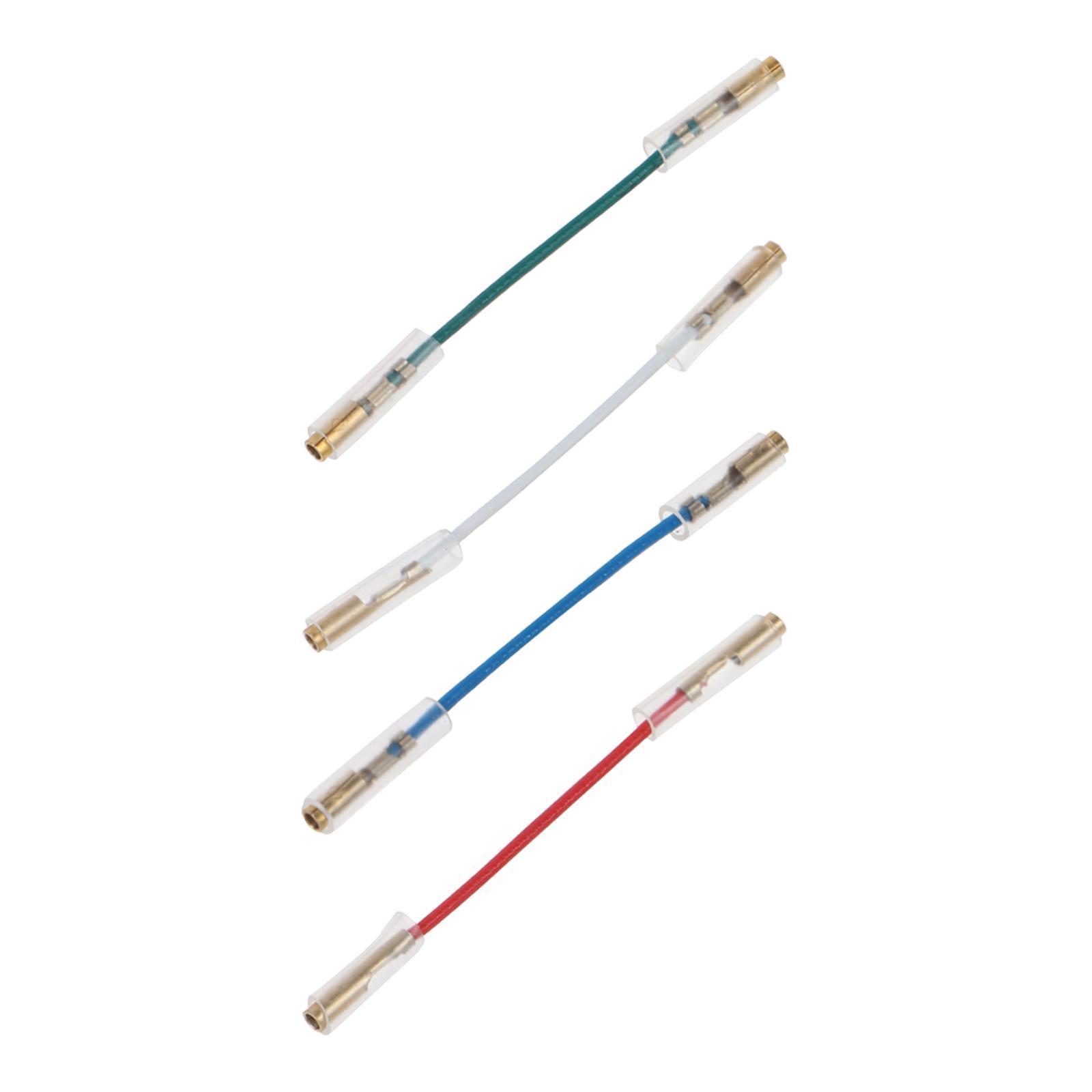 Turntable Headshell Wires Durable Vinyl Record Player Head Cover Cable for Replacement