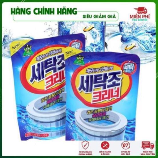 Bột tẩy lồng máy giặt - bột vệ sinh lồng máy giặt hàn quốc gói 450g
