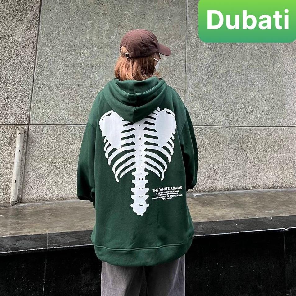 ÁO NỈ, ÁO KHOÁC HOODIE XƯƠNG NGƯỜI SIÊU NGẦU NAM NỮ PHONG CÁCH HÀN QUỐC HOT TREND MÙA HÈ MÙA THU ĐÔNG - DUBATI FASHION