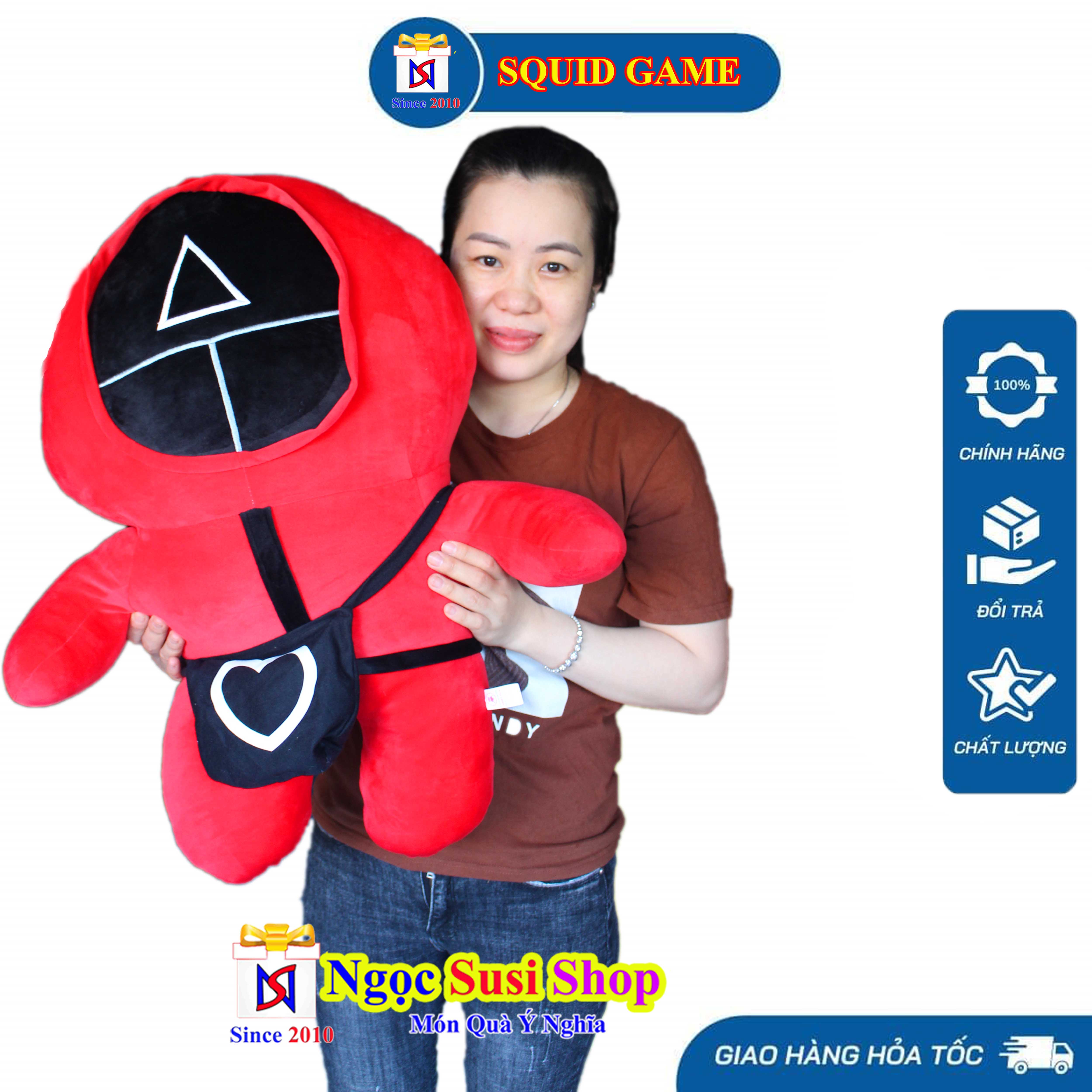 THÚ BÔNG SQUID GAME TRÒ CHƠI CON MỰC KHỔNG LỒ RẤT HOT