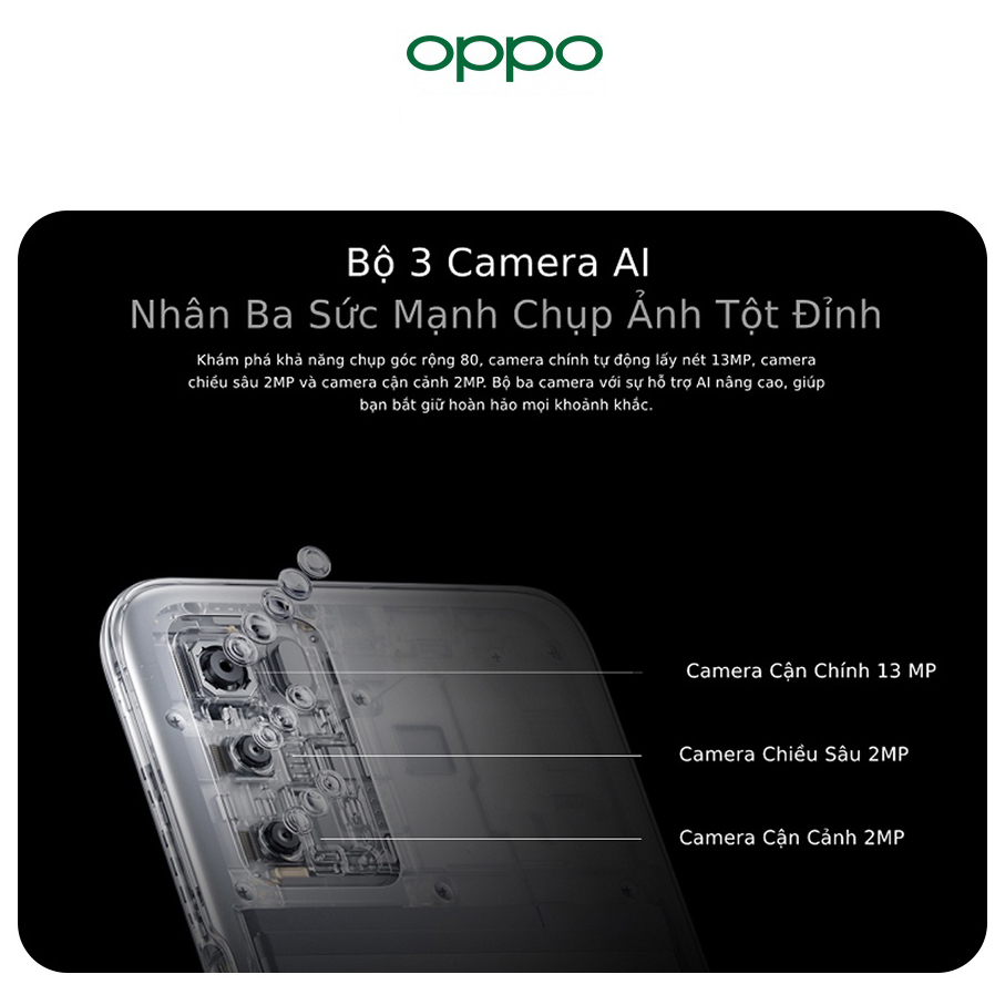 Điện Thoại Oppo A16 (4GB/64G) - Hàng Chính Hãng