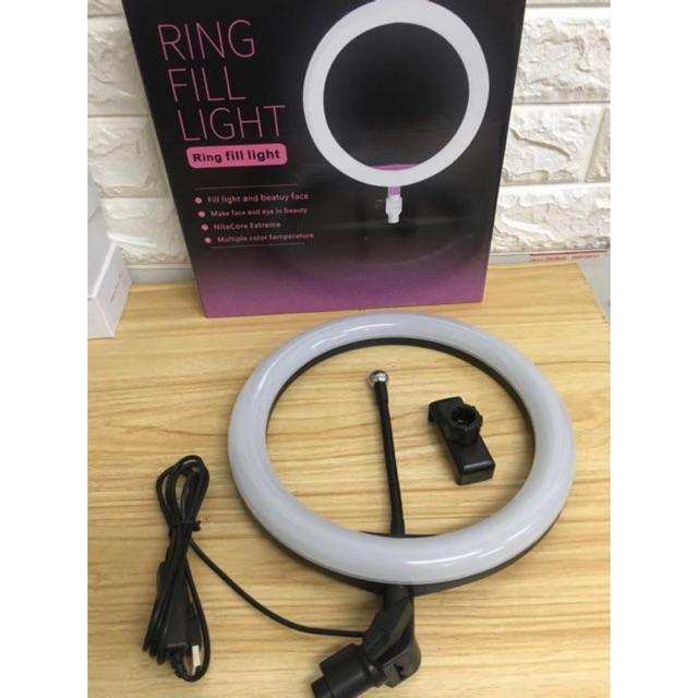 Đèn led livestream 26cm mã zd666 + chân dài 2m1