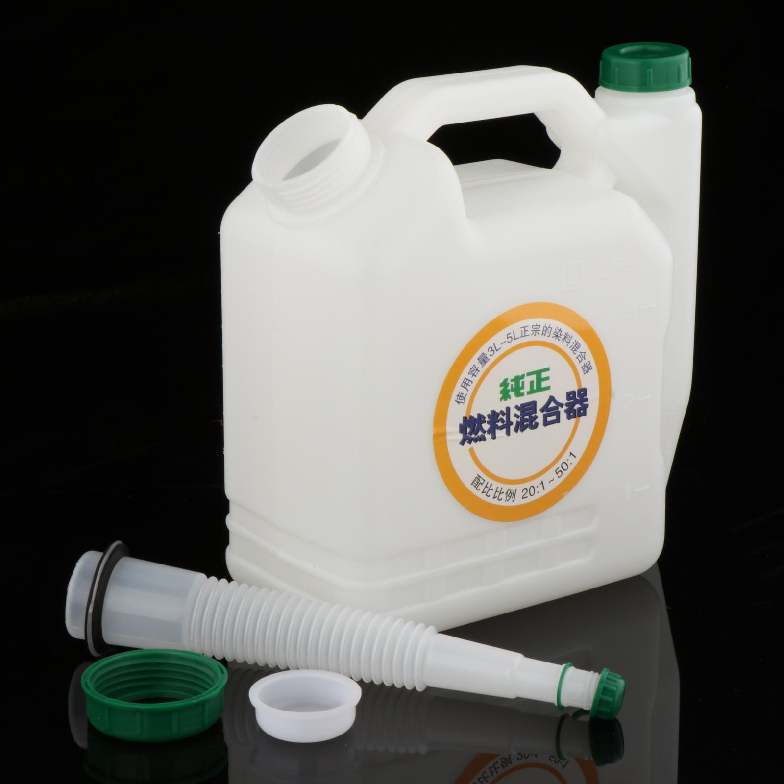Gasoline Fuel Mixing Bottle 40:1 for Trucks Lawn Mowers 3.5L