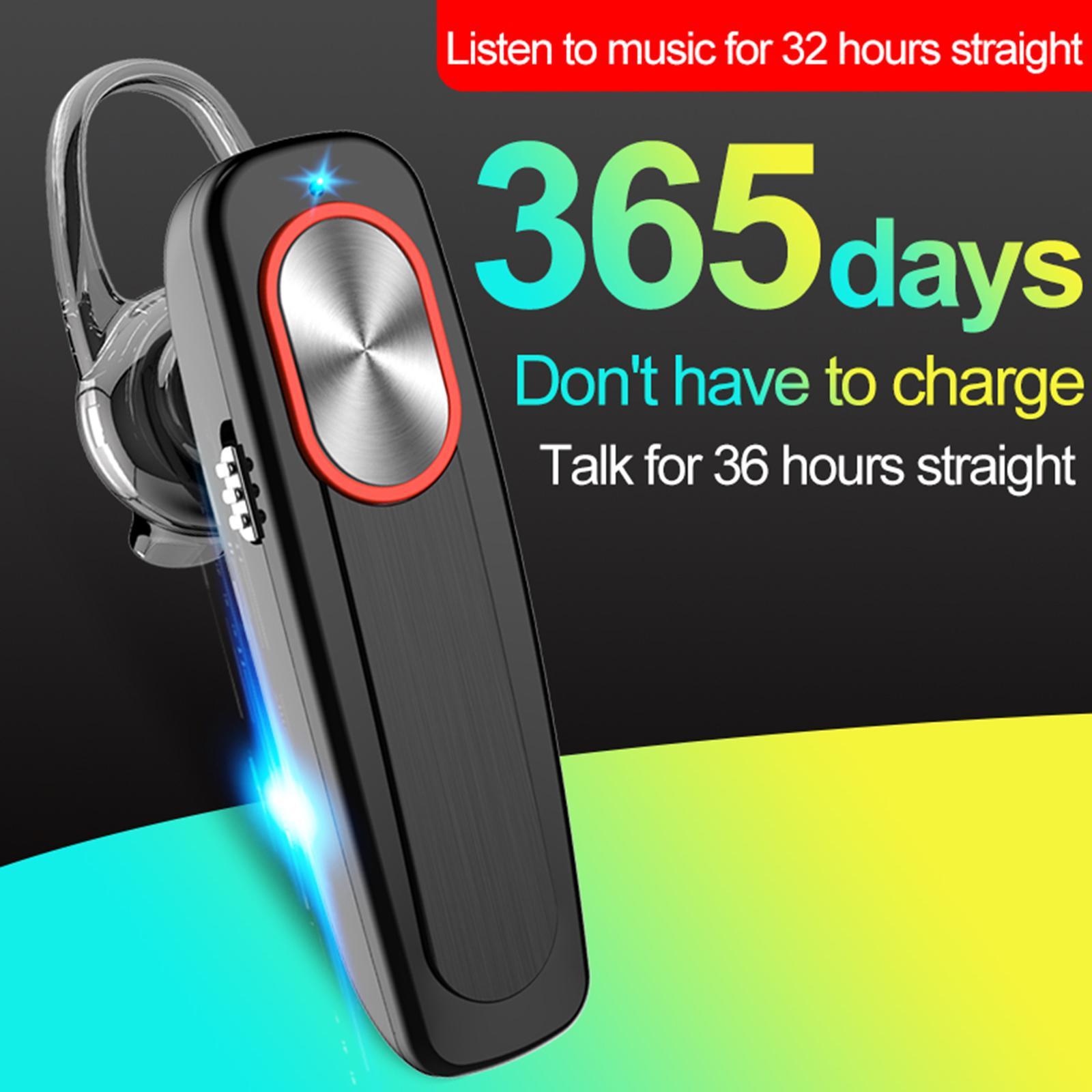 Bluetooth Long Standby Headset Universal With Mic For Business
