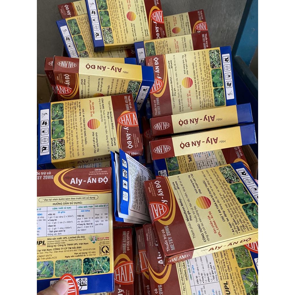 Thuốc Trừ Cỏ Aly 200WG Hộp 10 Gói - Trừ Cỏ Lá Rộng, Cỏ Vẩy Ốc, Cỏ Vừng, Rau Bợ, Rau Mác Bao, Cỏ Xà Bông, Rau Mương