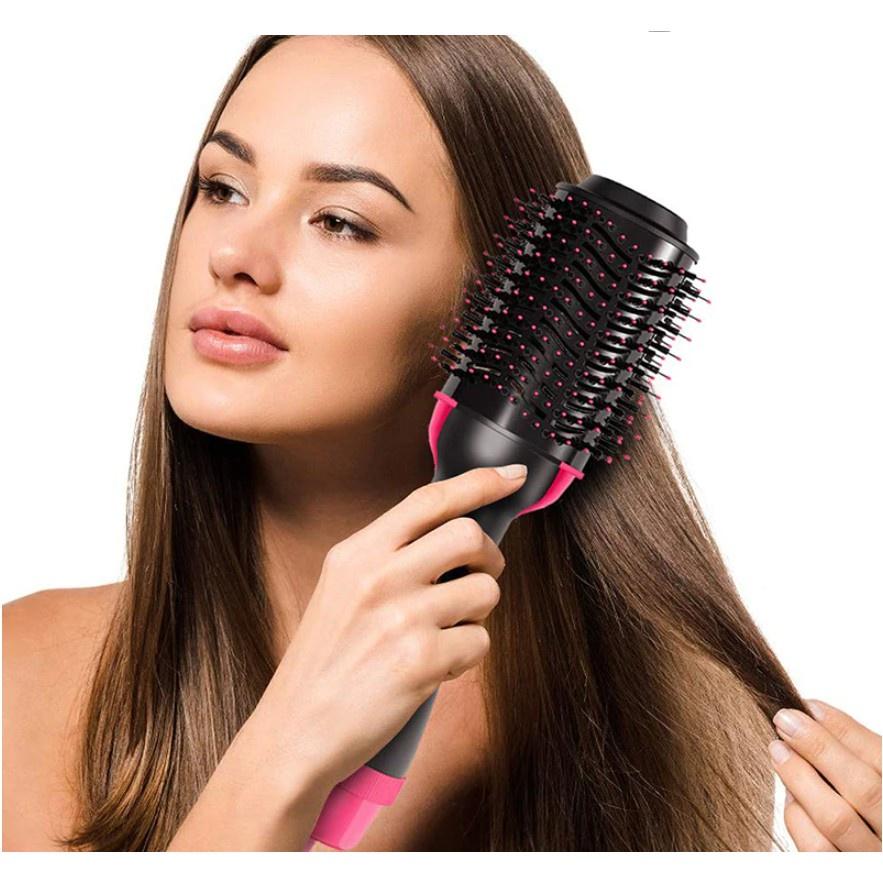 Hoả tốc trong ngàyLược điện uốn tóc kiêm máy sấy tóc đa năng 3 in 1 dùng để sấy cụp - tạo phồng tóc
