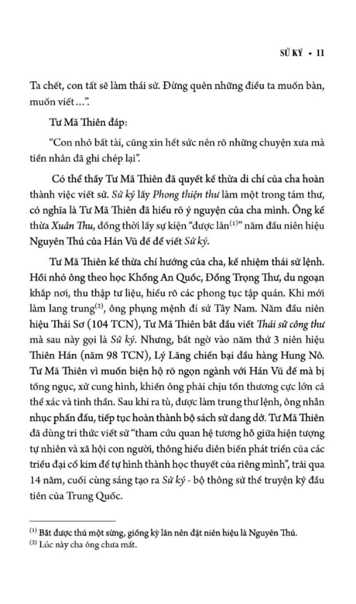 Sử Ký Bản Kỷ _KV
