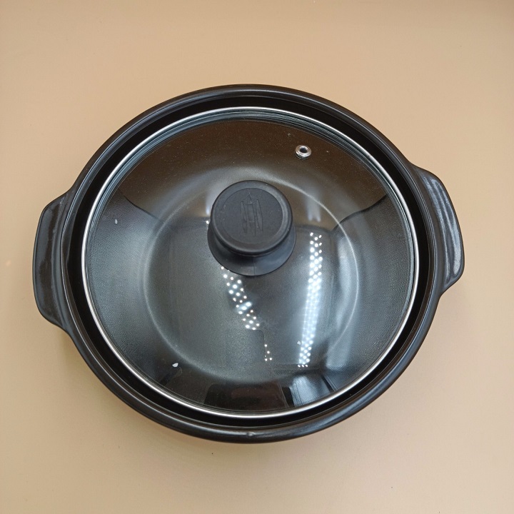 Nồi đất tráng men cao cấp nắp kính chịu nhiệt 400 độ chuyển nấu mì cay, kho tộ ... nhiều kích cỡ