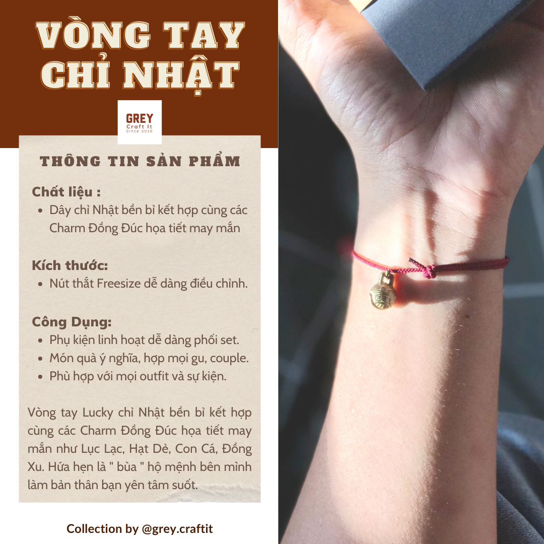 Vòng Tay Chống nước Chuông Đồng Đúc LengKeng | Tiếng chuông thanh vừa tai | Handmade Freestyle | Boho Độc Lạ