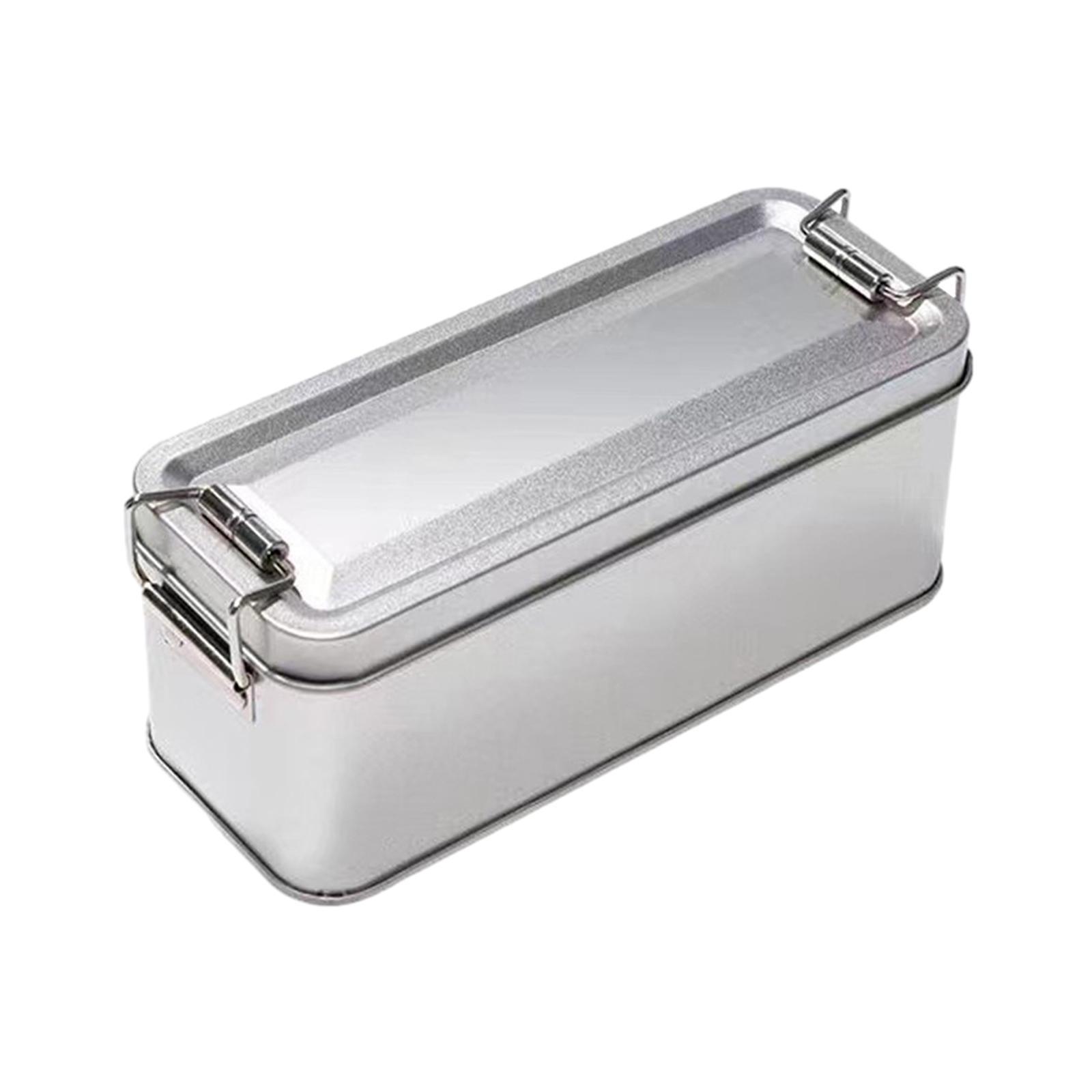 Metal Tin Box with Lid Pineapple Cake Packaging Storage Container Cookie Tin