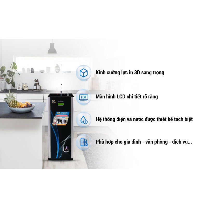 Máy Lọc Nước Nóng Nguội Lạnh ROBOT R.O + UF Elite Pro 739GK-UR