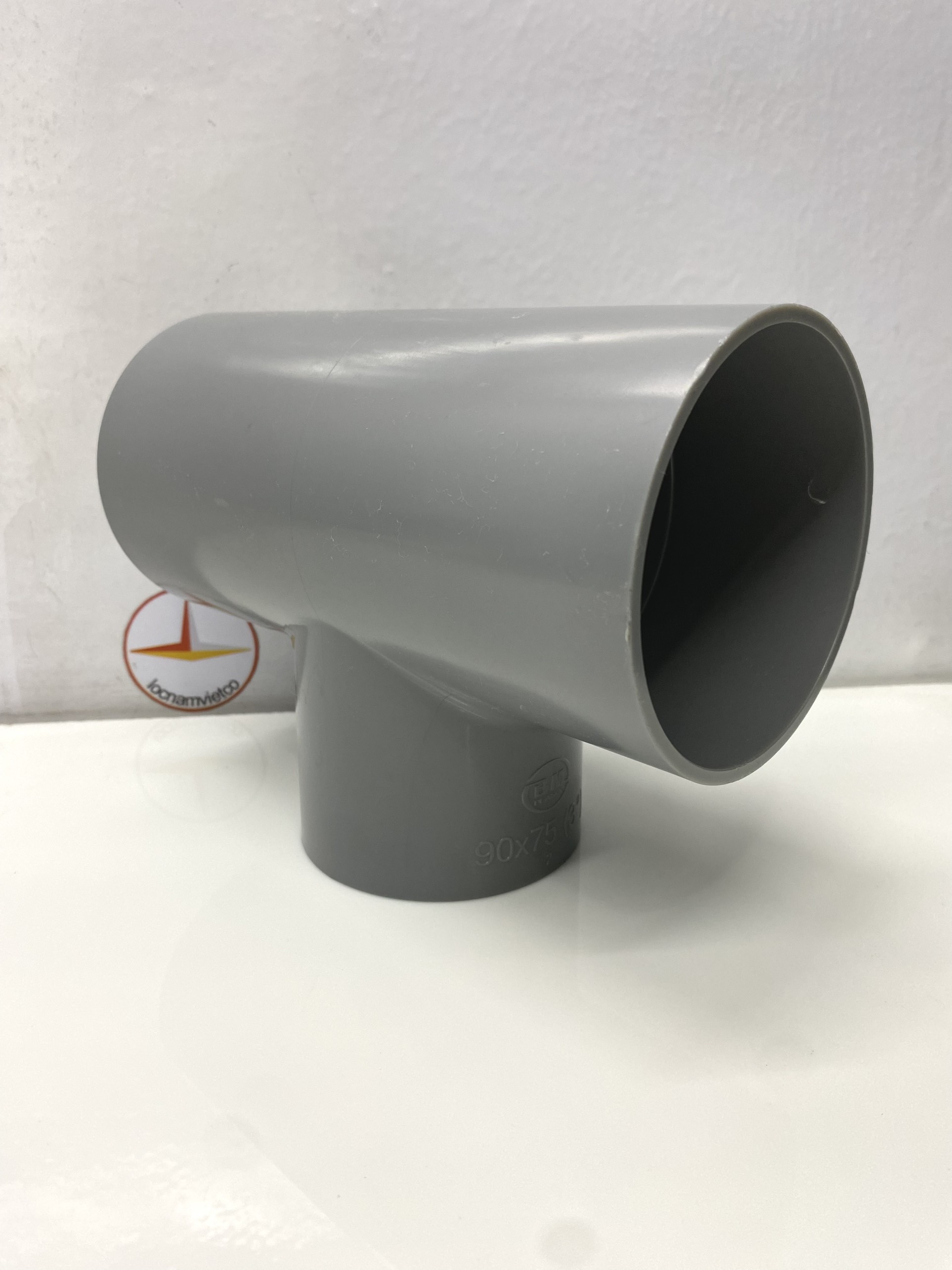 Tê giảm 90 x 75 nhựa PVC Bình Minh _ T90x75