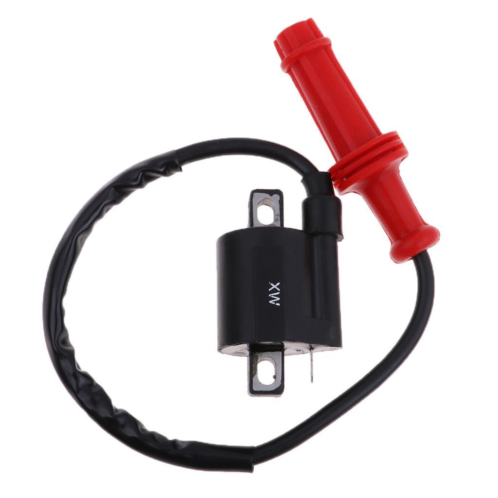 Universal Motorcycle Ignition Coil Assembly With 42cm Cable Dirt Bike