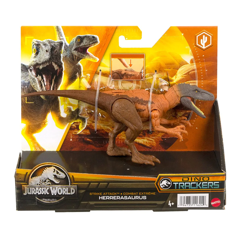 Đồ Chơi JURASSIC WORLD MATTEL Khủng Long Tấn Công Herrerasaurus HLN64/HLN63