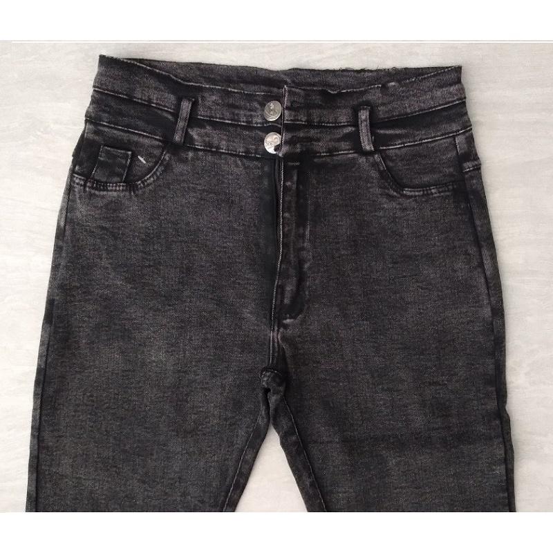 Quần Bò Nữ Kaki Thun Giả Jean Co Dãn Mạnh, Mặc Thoải Mái - BT Fashion