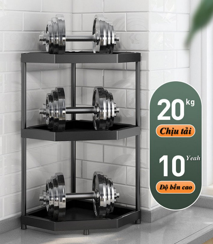 Giá Đỡ Góc Bếp Intimate Steel Carbon 4 Tầng - Home and Garden