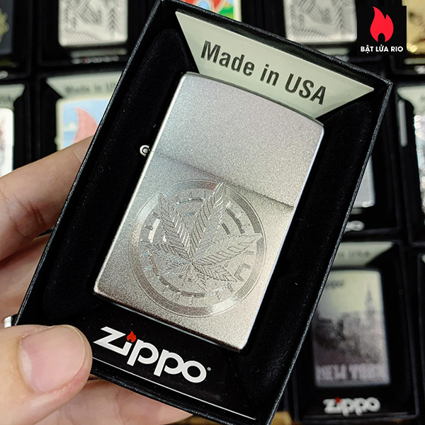 Bật Lửa Zippo 205 Weed Compass Design