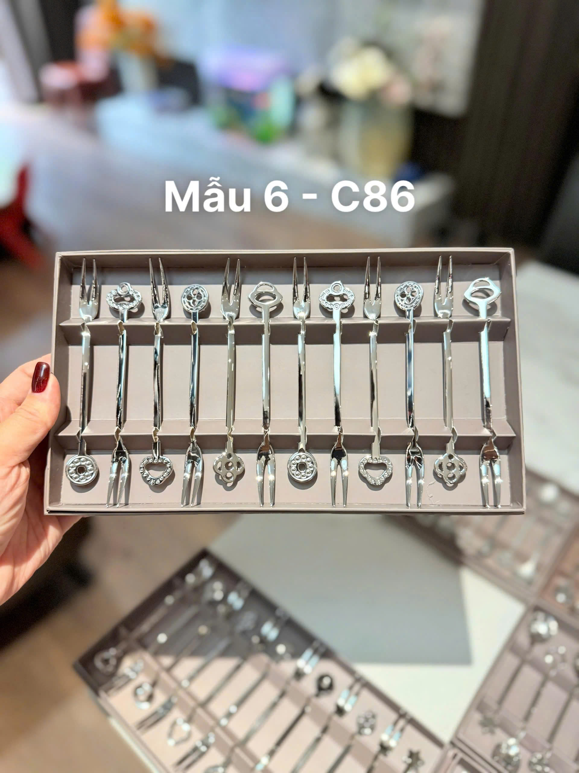 Set 12 thìa Sambonet Forks Party hàng chính hãng