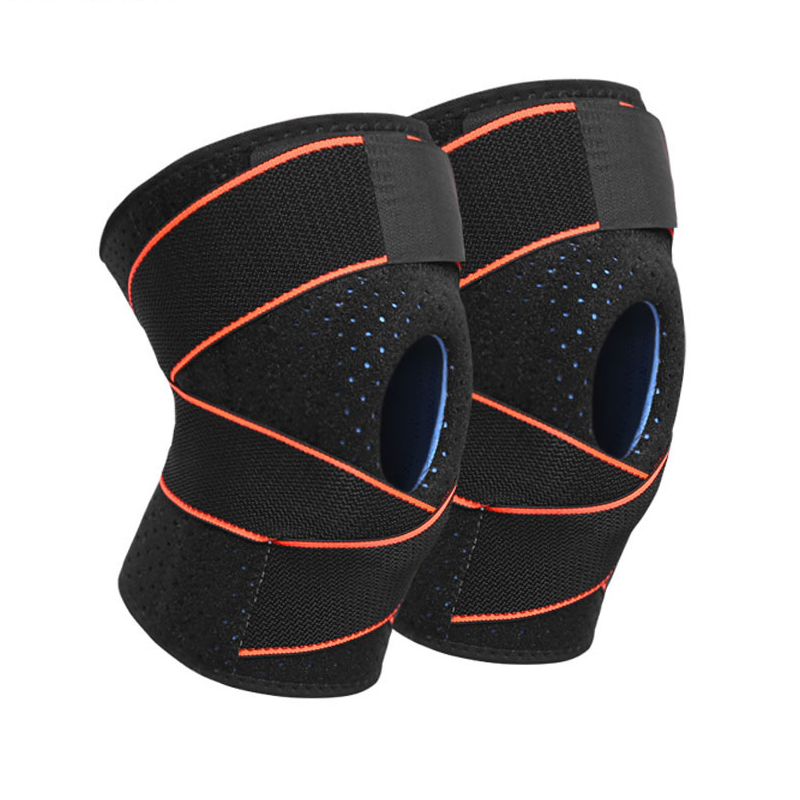 Bộ 2 đai bảo vệ đầu gối có lò xo trợ lực hỗ trợ khớp gối Sport Knee Pad AOLIKES YE-7908 - Hàng Chính Hãng