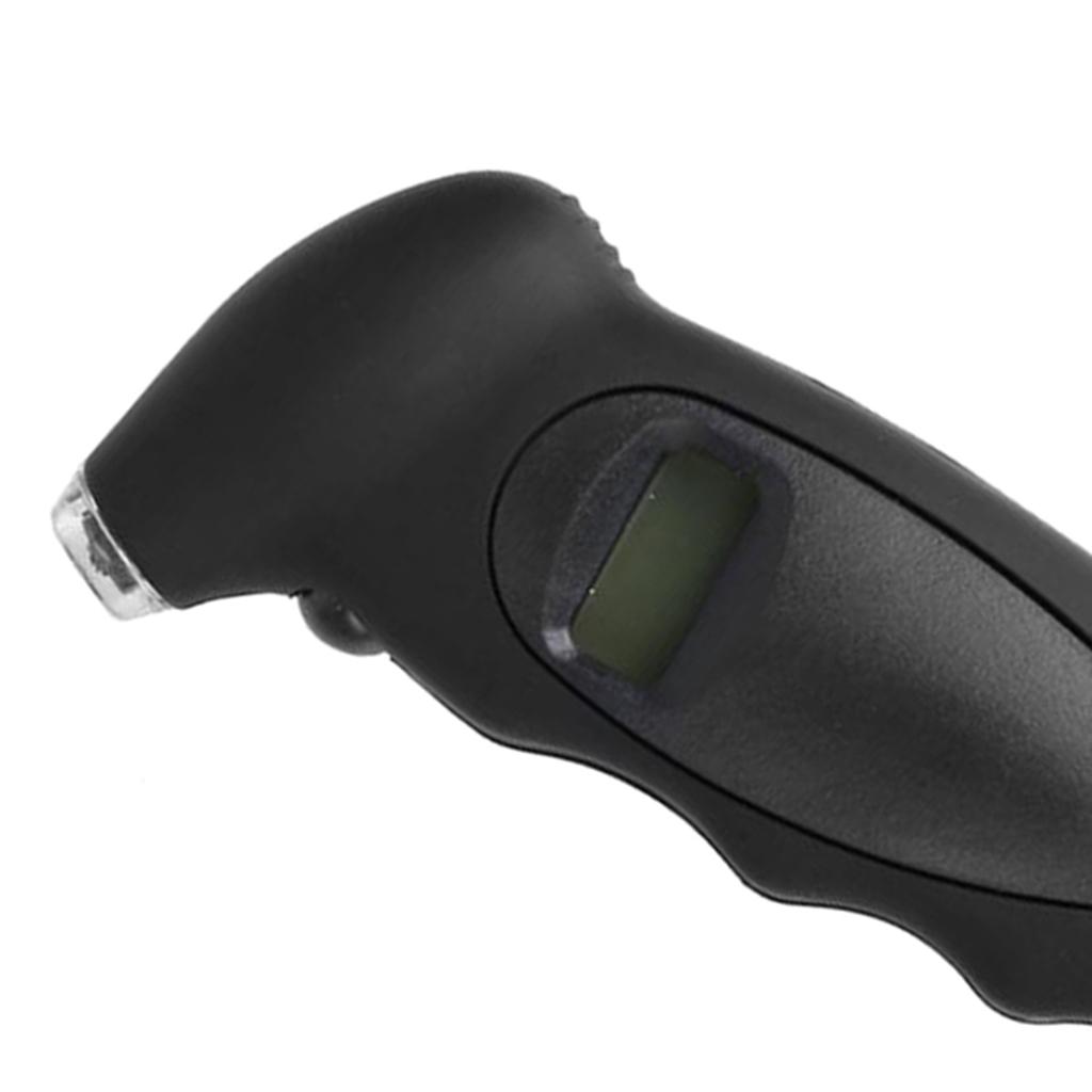 High Precision Electronic Digital Display Tire Pressure Monitor Black