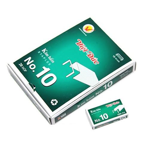 Kim Bấm Số 10 Plus Việt Đức SDI, Ghim Bấm Giấy No. 10, Ruột Ghim, Châm Ghim