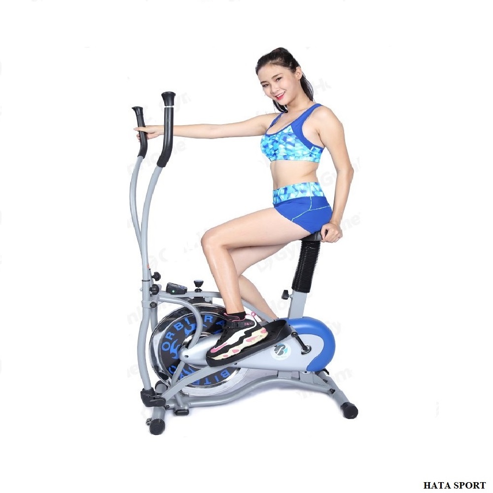 Xe đạp tập thể dục tập gym tại nhà HT40 HATA SPORT, giảm cân, giảm mỡ bụng hiệu quả, thiết kế mạnh mẽ, khung thép chắc chắn có yên ngồi