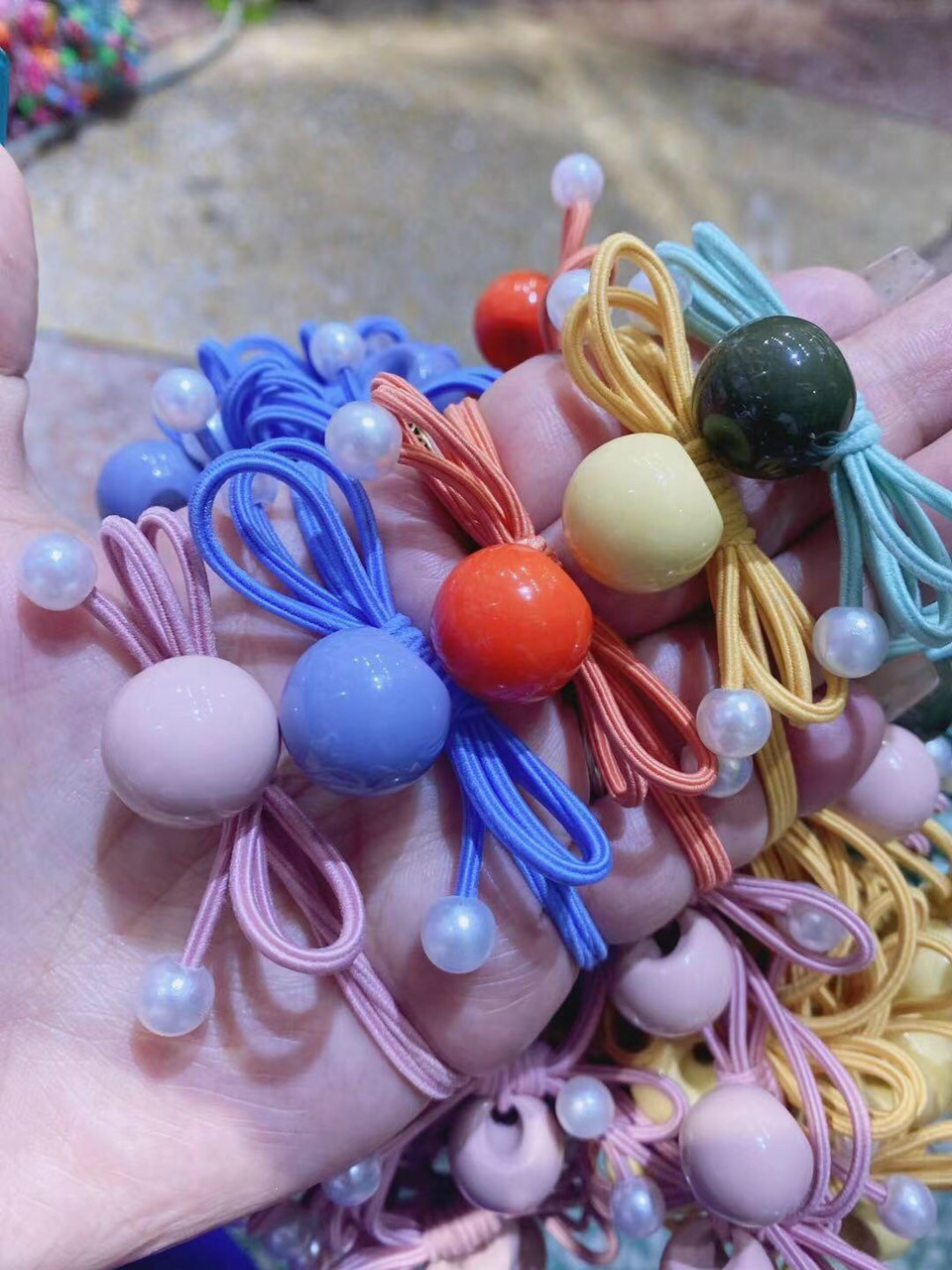 Combo 10 dây buộc tóc đủ màu đủ hình cute