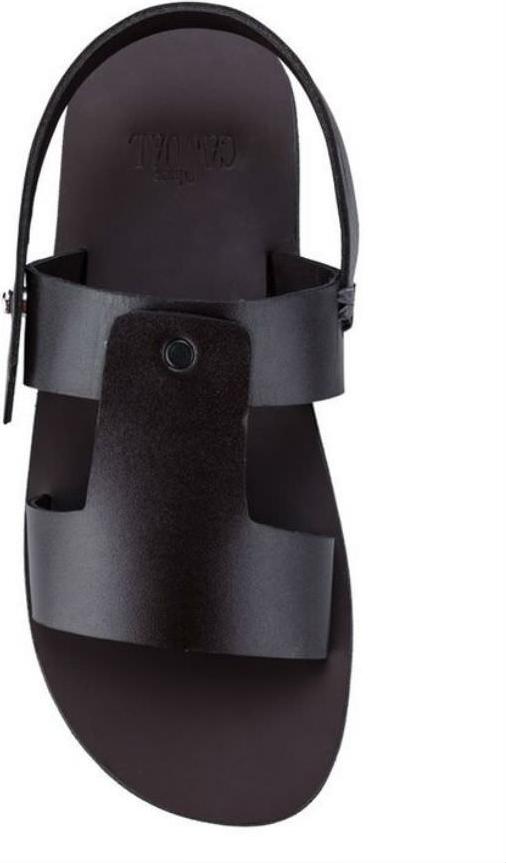 Giày Sandal Nam Bảng Da Lớn Casual - Nâu