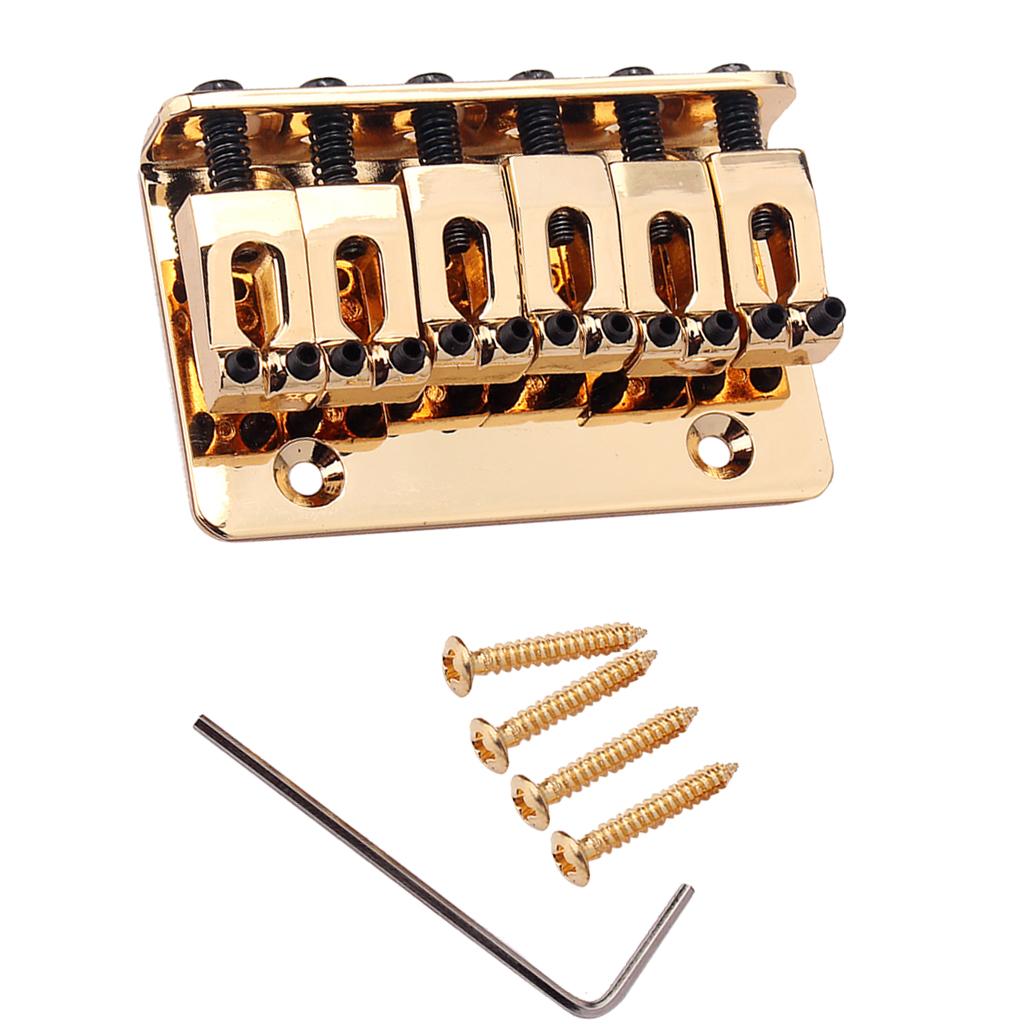 Baoblade Cố Định Đàn Guitar Cầu Hội 6 Dây Đàn Guitar Cầu Hội Vàng Kim Loại