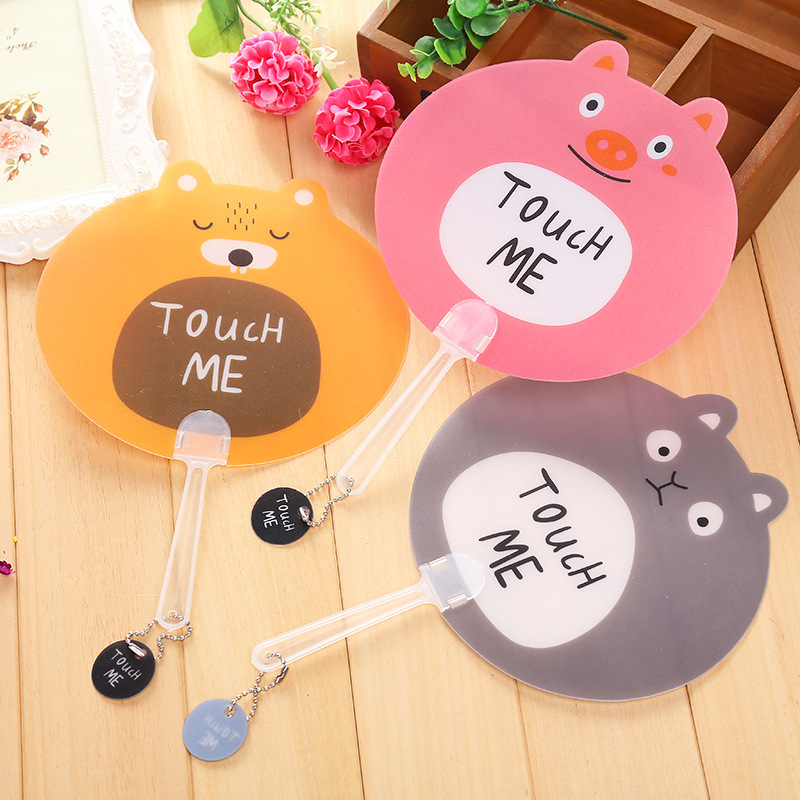 Quạt cầm tay cute hình trái cây &amp; con vật set 10 cái ngẫu nhiên