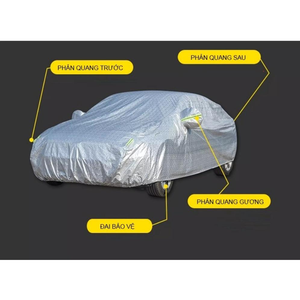 Bạt phủ xe ô tô HONDA CRV,City,HRV,Civic,Accord,Brio,Jazz bạt 3 lớp chống xước có khóa kéo cánh cửa