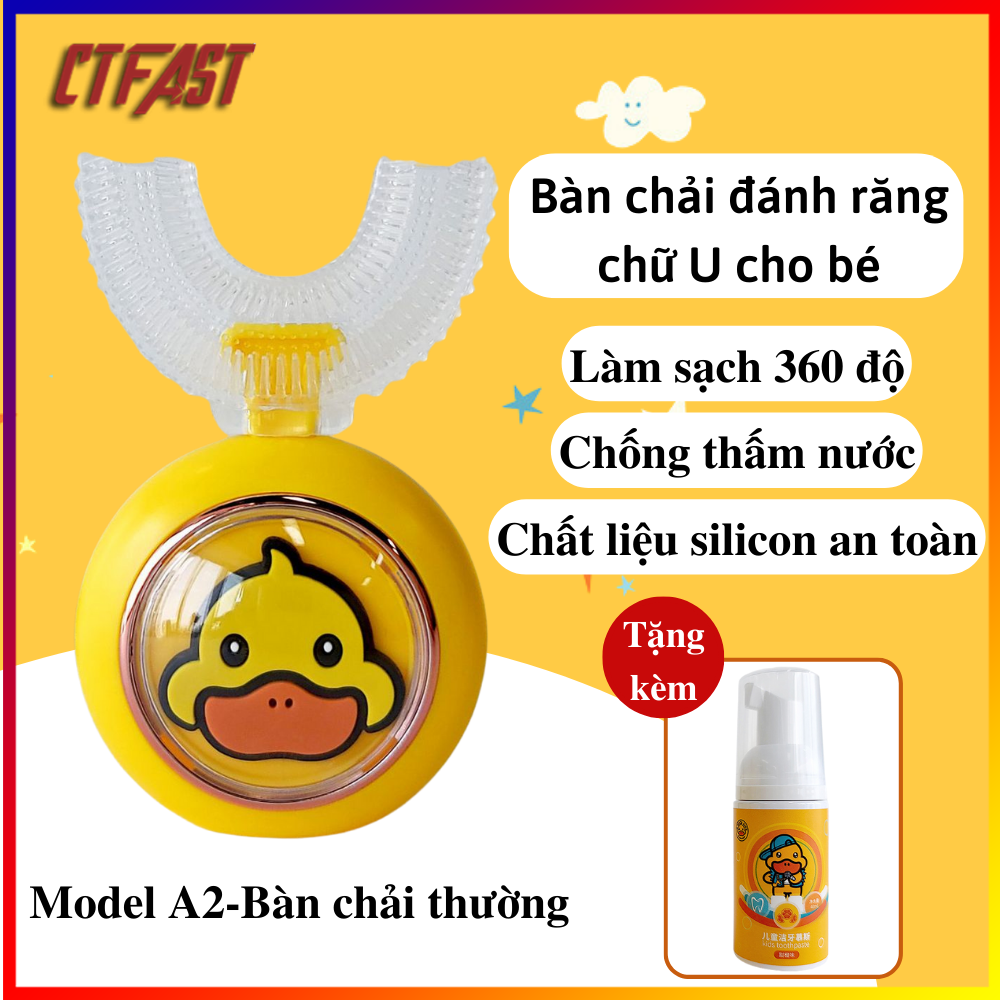 Bàn chải điện đánh răng tự động cho trẻ em giúp bé thích thú việc đánh răng dễ dàng hơn