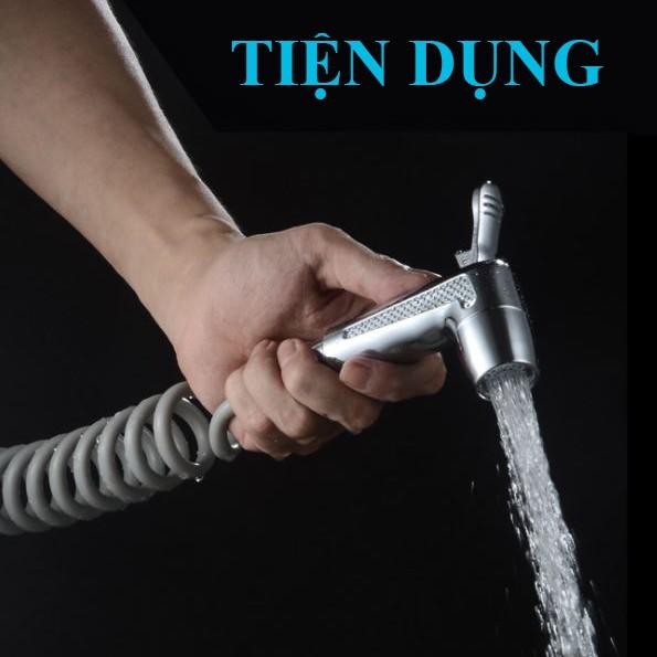 Bộ xịt vệ sinh bằng nhựa ABS mạ Crom chống xước siêu bền siêu mạnh giá tốt - Mẫu 1