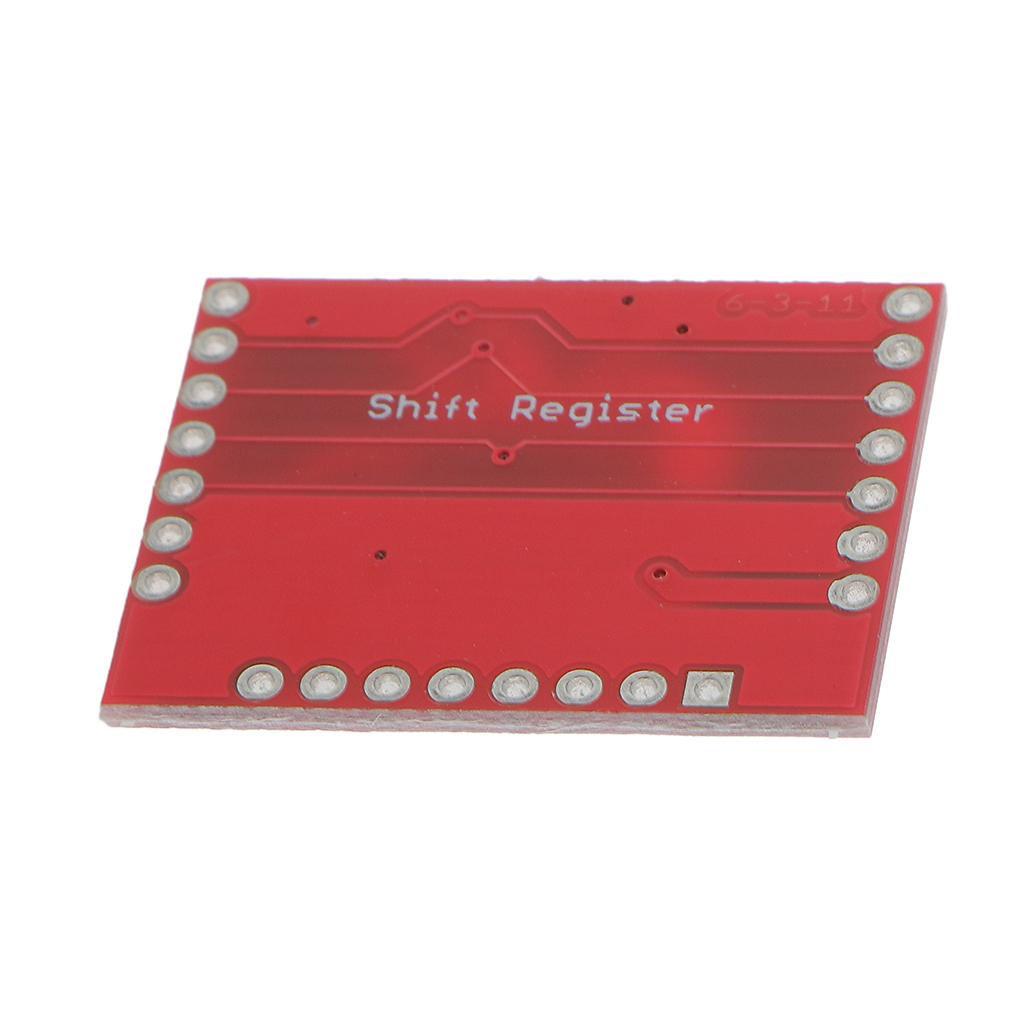 20 Pieces 74HC595 8-Bit Shift Register DIP-16 IC Breakout PCB Board